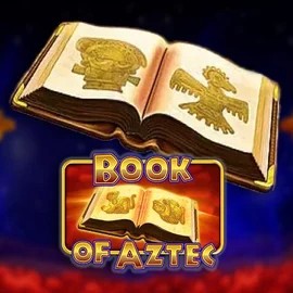 Book of Aztec slot logo by Amatic Industries at OneRush Casino