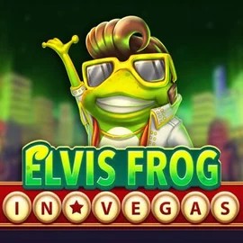 Official Slots logo: Elvis Frog In Vegas by BGAMING at OneRush Casino