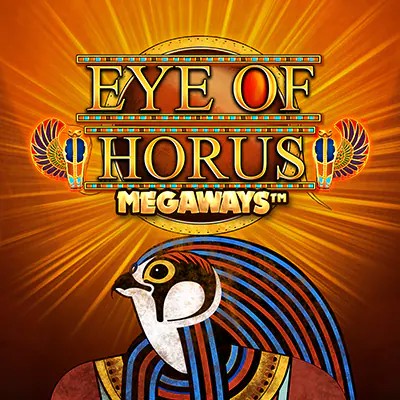 Slots logo of Eye of Horus Megaways from Blueprint Gaming at OneRush Casino