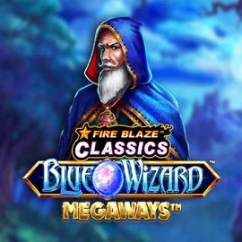 Try Fire Blaze Blue Wizard Megaways slot by Rarestone Gaming on onerushcasino.eu – logo image
