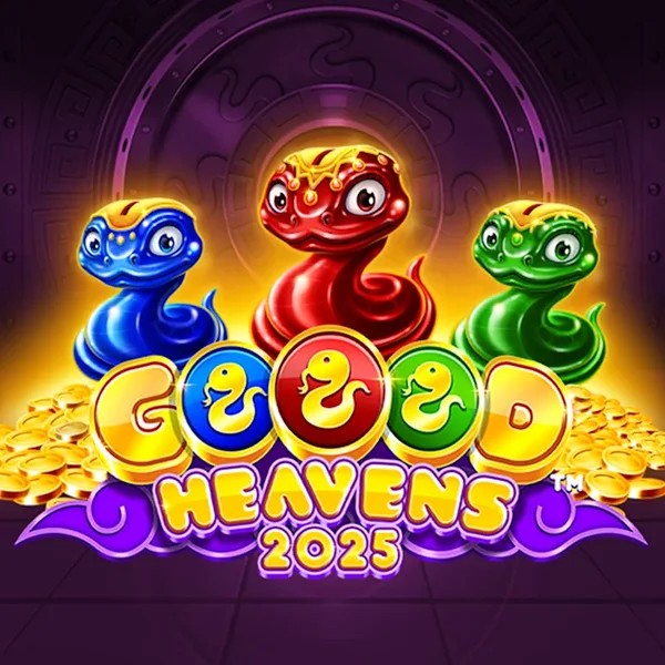Goood Heavens slot logo by Rarestone Gaming at OneRush Casino