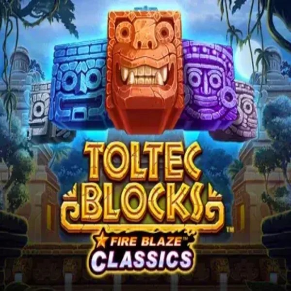 Slots logo of Fire Blaze: Toltec Blocks from Rarestone Gaming at OneRush Casino